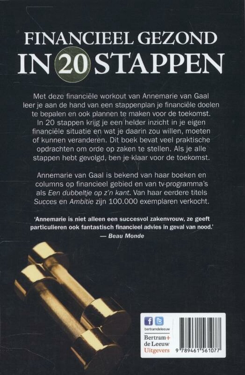 Financiële workout - back cover