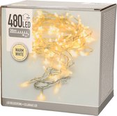 Kerstverlichting transparant 480 warm witte lampjes buiten - Boomverlichting