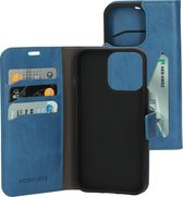 Mobiparts  Apple iPhone 13 Steel Blauw - Boekhoesje - Contactloos betalen - Magneetsluiting - Bookcase