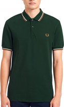 Fred Perry - Twin Tipped Shirt - Polo Heren - S - Groen