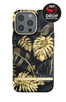 Richmond & Finch - Trendy iPhone 13 Pro Hoesje - golden jungle