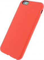 Apple iPhone 6 Hoesje - Xccess - Leather Look Serie - TPU Backcover - Rood - Hoesje Geschikt Voor Apple iPhone 6