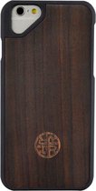 Apple iPhone 6 Hoesje - Reveal - Slim Fit Wooden Serie - Hout Backcover - Bruin - Hoesje Geschikt Voor Apple iPhone 6