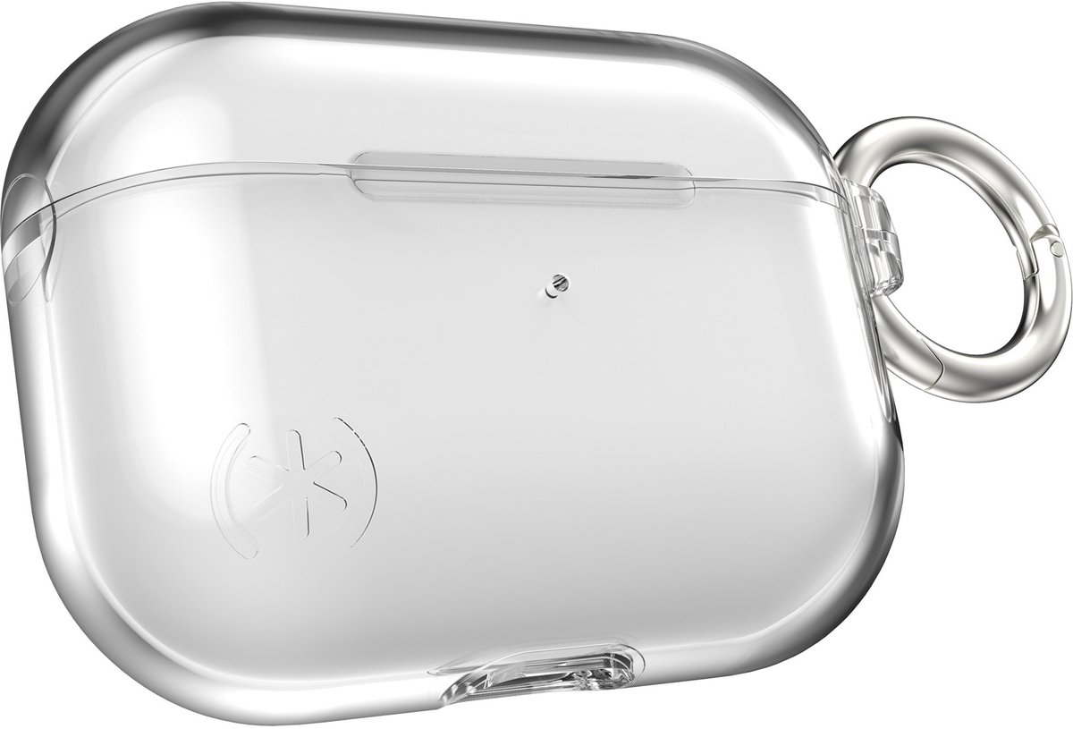 Speck Presidio Perfectly Clear Hard Kunststof Hoesje Geschikt voor Apple AirPods Pro - Transparant