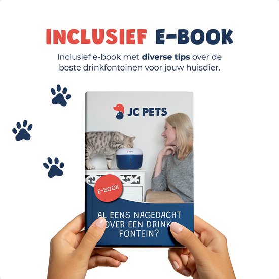 JC Pets Premium Drinkfontein voor Kat of Hond Inclusief 3 filters