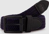 Twinlife Heren Riem - Riem - Elastisch - Imitatieleer - Blauw - 115-120