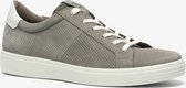 ECCO Soft Classic leren heren sneakers - Grijs - Maat 44 - Echt leer - Uitneembare zool