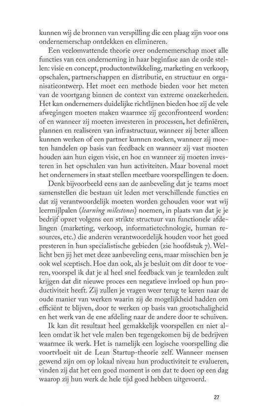 De lean startup
