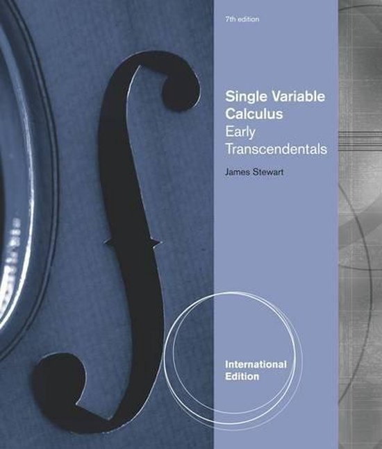 Single Variable Calculus 9780538498883 James Stewart Boeken