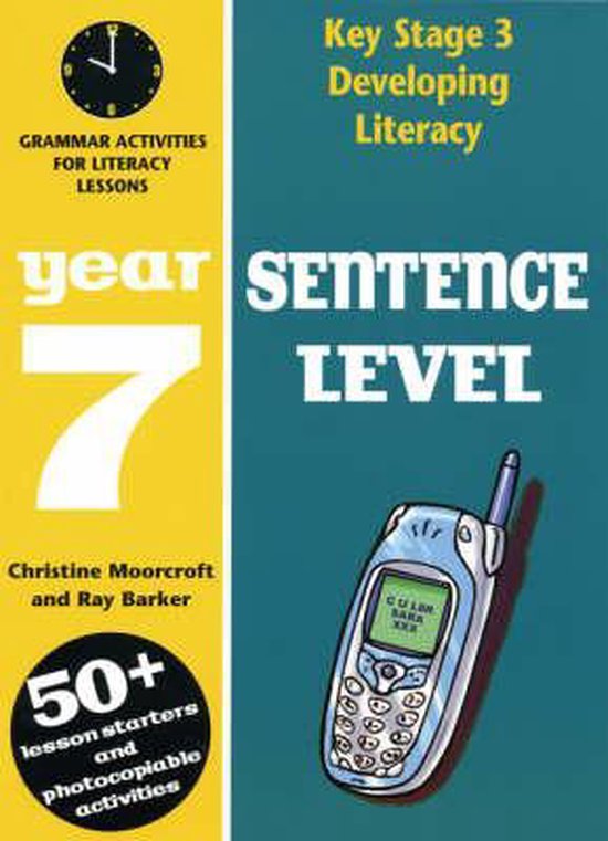 KS3 Develop Lit Sent Level Year 7 - cover