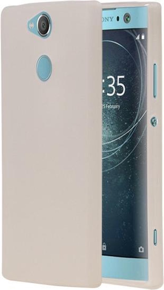 Wit TPU back case cover Hoesje voor Sony Xperia XA2