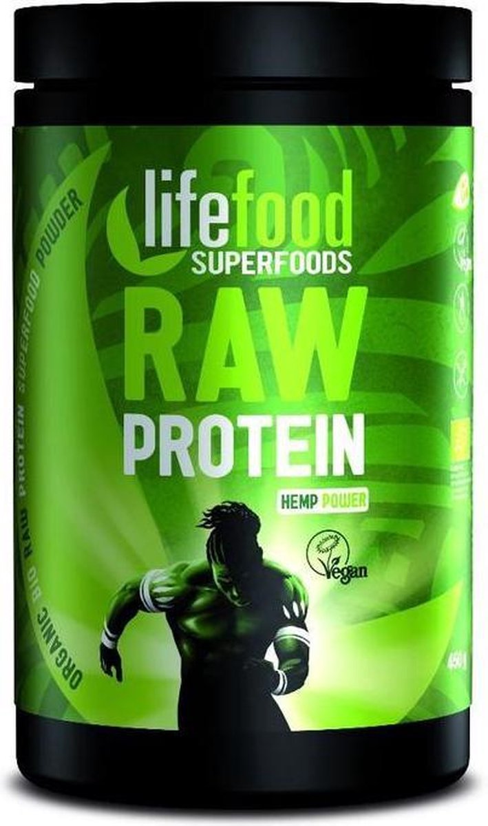 Lifefood Raw protein hennep 450 gram