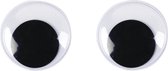 20x Wiebel oogjes/googly eyes 30 mm - Plastic beweegbare oogjes - Hobby/knutsel materiaal