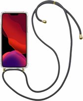 Backcover Shockproof Koord TPU + PC voor Apple iPhone 11 Pro Max (6.5) Transparant