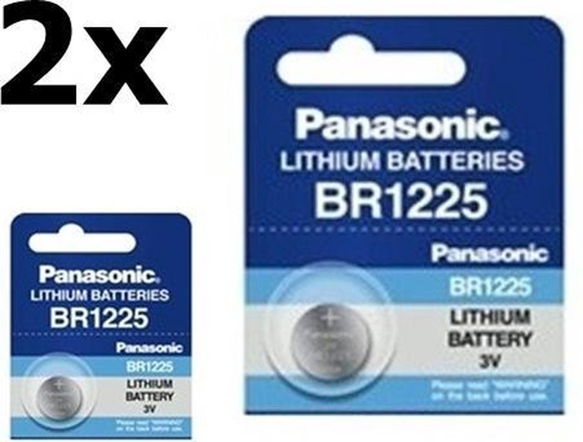 2 Stuks Panasonic Professional CR1025 P031 30mAh 3V batterij