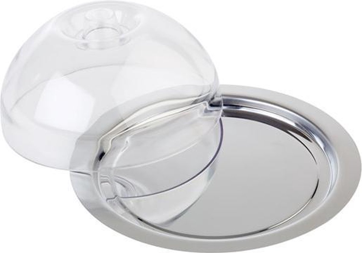Serveerplateau "finesse", met deksel, ø22 cm, set van 2 stuks