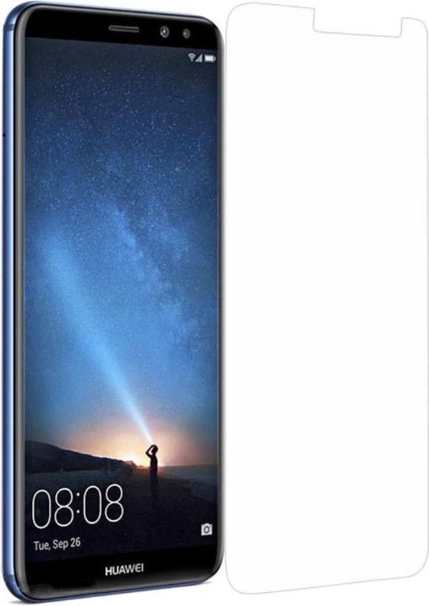 Shop4 - Huawei Mate 10 Lite Glazen Screenprotector - Gehard Glas Transparant