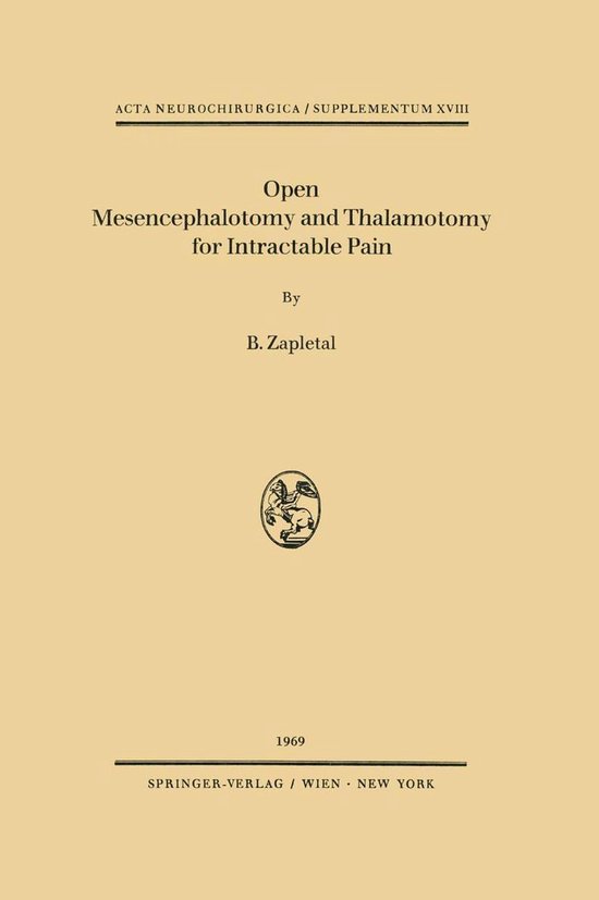 Medicine (R0) - Open Mesencephalotomy and Thalamotomy for In ... - cover
