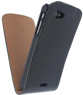 Xccess Leather Flip Case Sony Xperia J Black