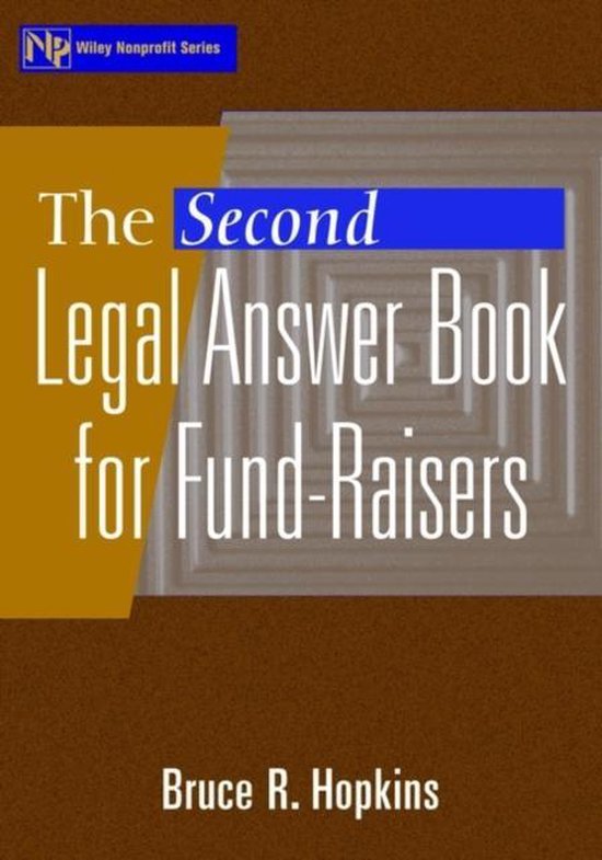 The Second Legal Answer Book for Fund-Raisers - cover