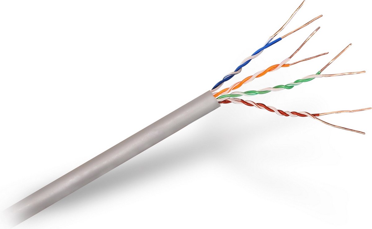 UTP Category 6 Rigid Network Cable Aisens A133-0209 Grey 305 m