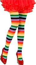 WIDMANN - Regenboog panty voor volwassenen - Gekleurd - Medium