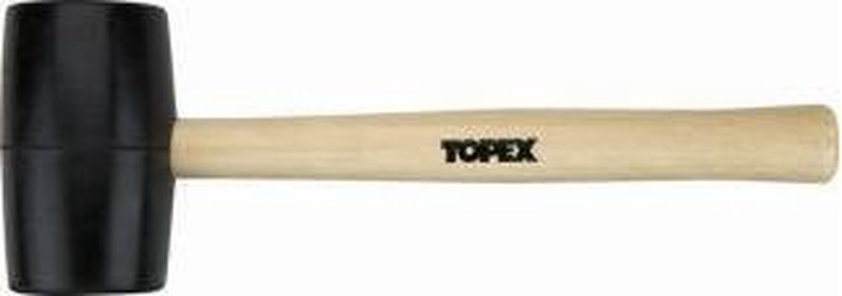 TOPEX Rubber Hamer - 450 gr