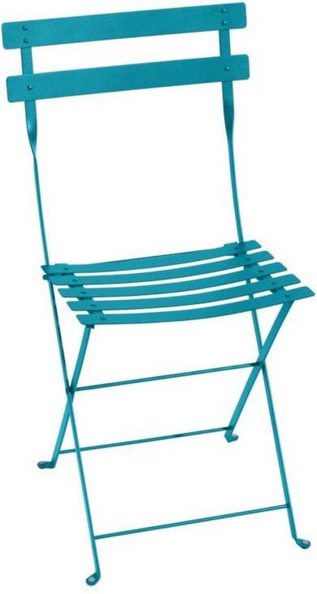 Fermob Bistro metal chaise pliante - bleu turquoise | bol.com