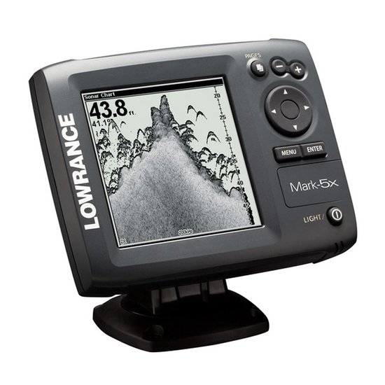 Lowrance Mark 5X DSI Fishfinder Grijs bol
