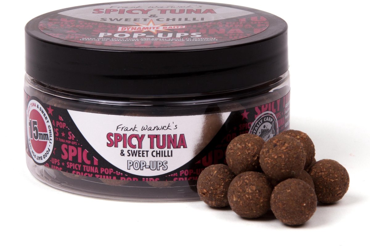 Dynamite Baits Spicy Tuna & Sweet Chilli Pop-Ups - 15 mm