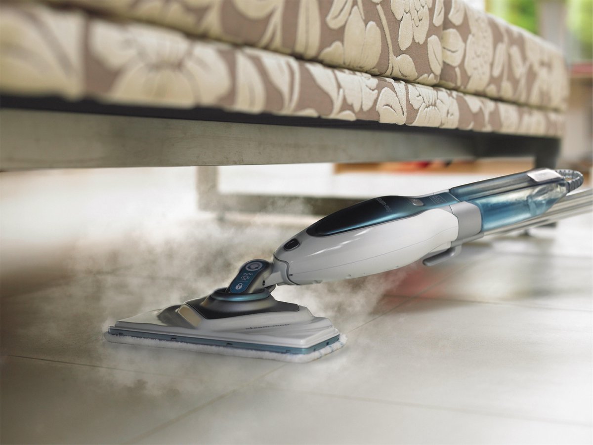 Black & Decker STEAM MOP™ DELUXE met deltavoet en digitale AutoSelect™ technologie in de handgreep – foto 7