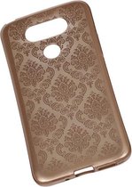 Goud Brocant TPU back case cover cover voor LG G5