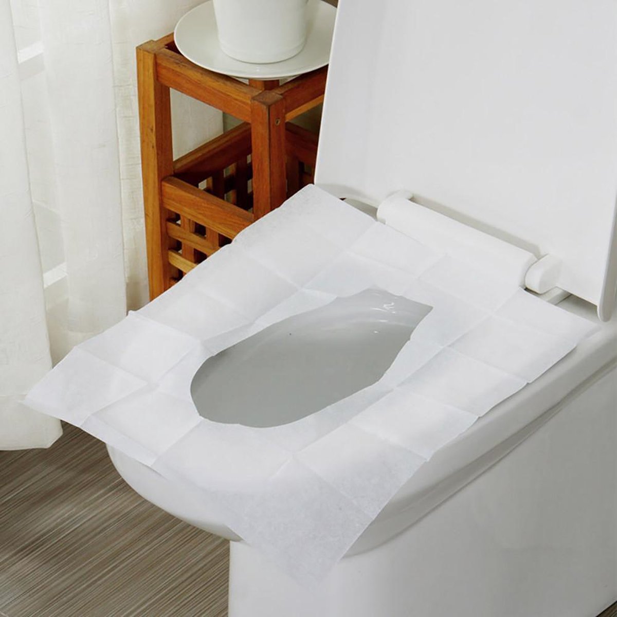 Turbine prins Relatie Handige Toiletbril Cover - WC-bril papier - 10 stuks in verpakking - Een  must voor... | bol.com