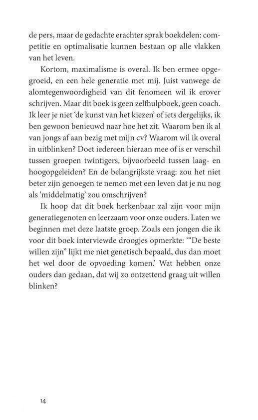 De prestatiegeneratie
