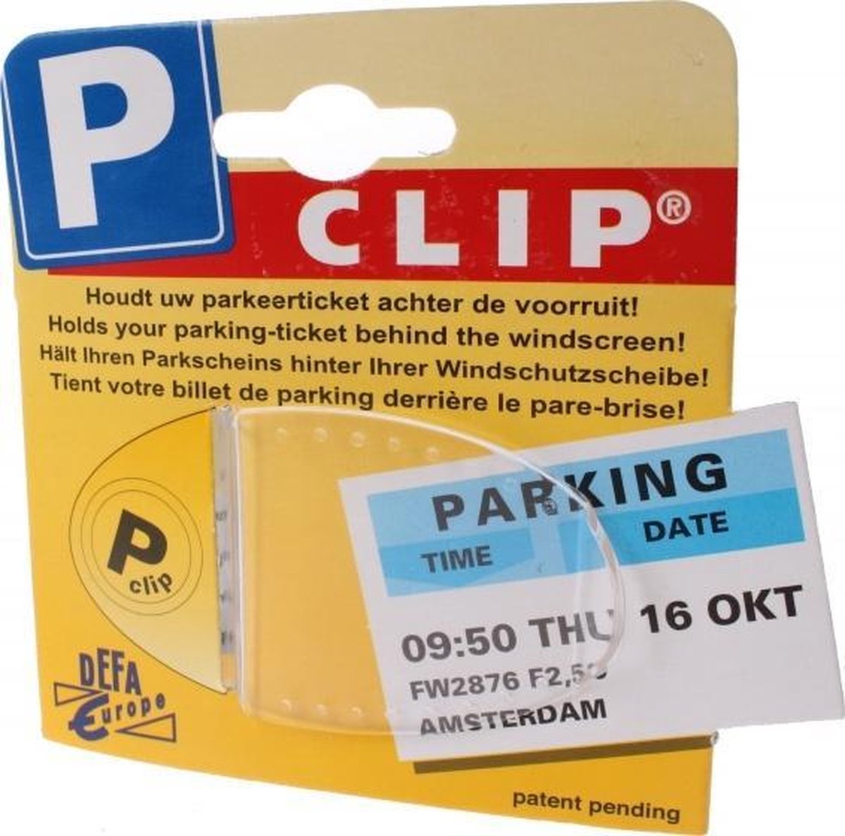 Porte-ticket Defa P-Clip Parking