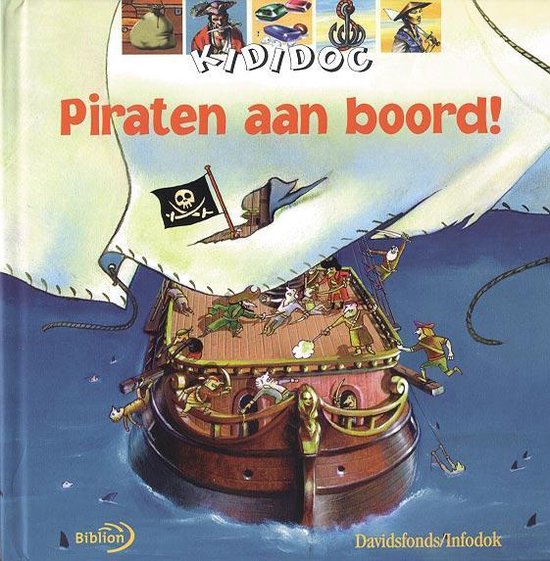 Cover van het boek 'Piraten aan boord !' van Anne-Sophie Baumann