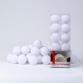 Cotton Ball Lights Lichtslinger White – 2x10 Cotton Balls– Wit