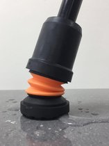 Flexyfoot stokdop - 16 cm zwart