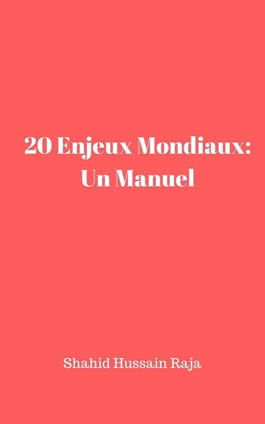 20 Enjeux Mondiaux: Un Manuel - cover