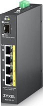 Zyxel RGS100-5P Non-géré L2 Gigabit Ethernet (10/100/1000) Connexion Ethernet, supportant l'alimentation via ce port (PoE) Noir