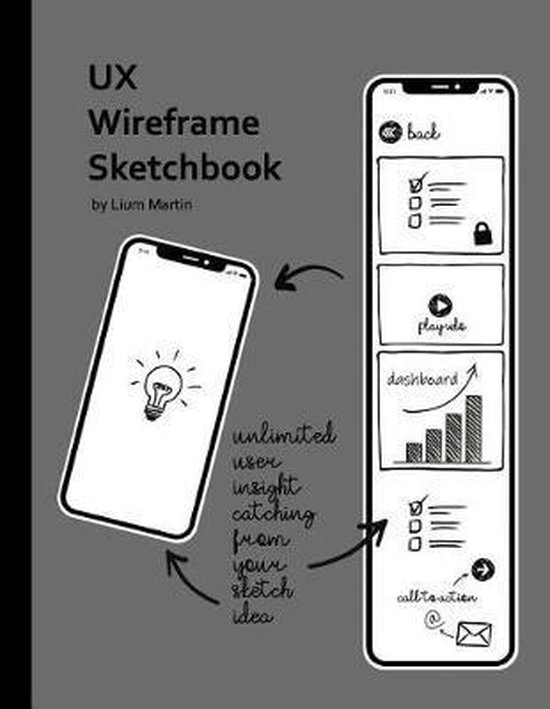 Bol Com Ux Wireframe Sketchbook Lium Martin 9781798633366 Boeken