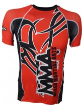 Nihon Thermoshirt Rashguard Tribal Heren Oranje Maat Xl