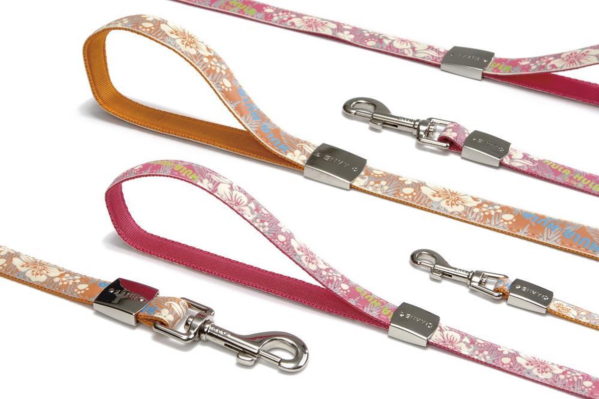 Beeztees Envy looplijn hond Hula Hula - Roze 120 cm