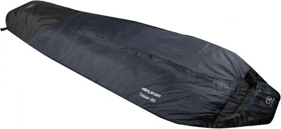 Highlander mummyslaapzak Trekker 150 -5°C met muskietennet - Zwart van Merkloos — afbeelding 2