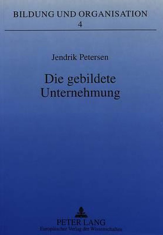 Die gebildete Unternehmung - cover