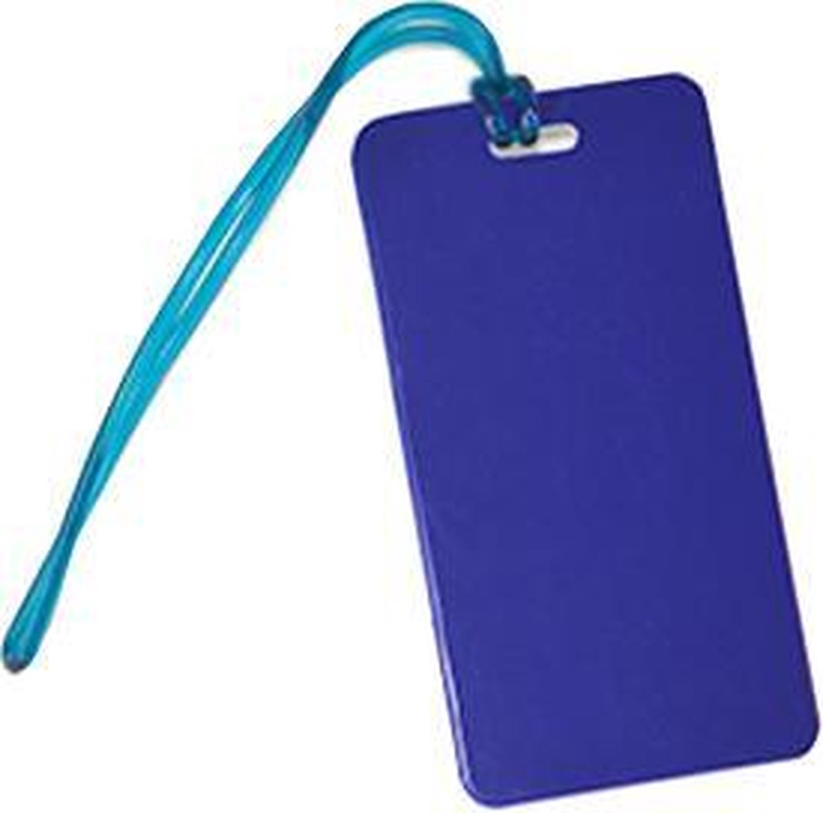Misjuba - lost item - gevonden verloren - Kofferlabel / bagagelabel Blauw met QR-code