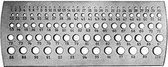 Millimeter-boorkaliber Staal 0,1-10mm/0,1mm FORMAT