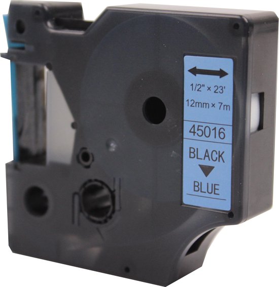 KATRIZ® huismerk label tape voor Dymo 45016 LabelManager PNP/LabelPoint 150/Protable...