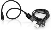 Verbatim Micro B USB  Cable Sync & Charge 100cm + 30cm Zwart - Duo Pack