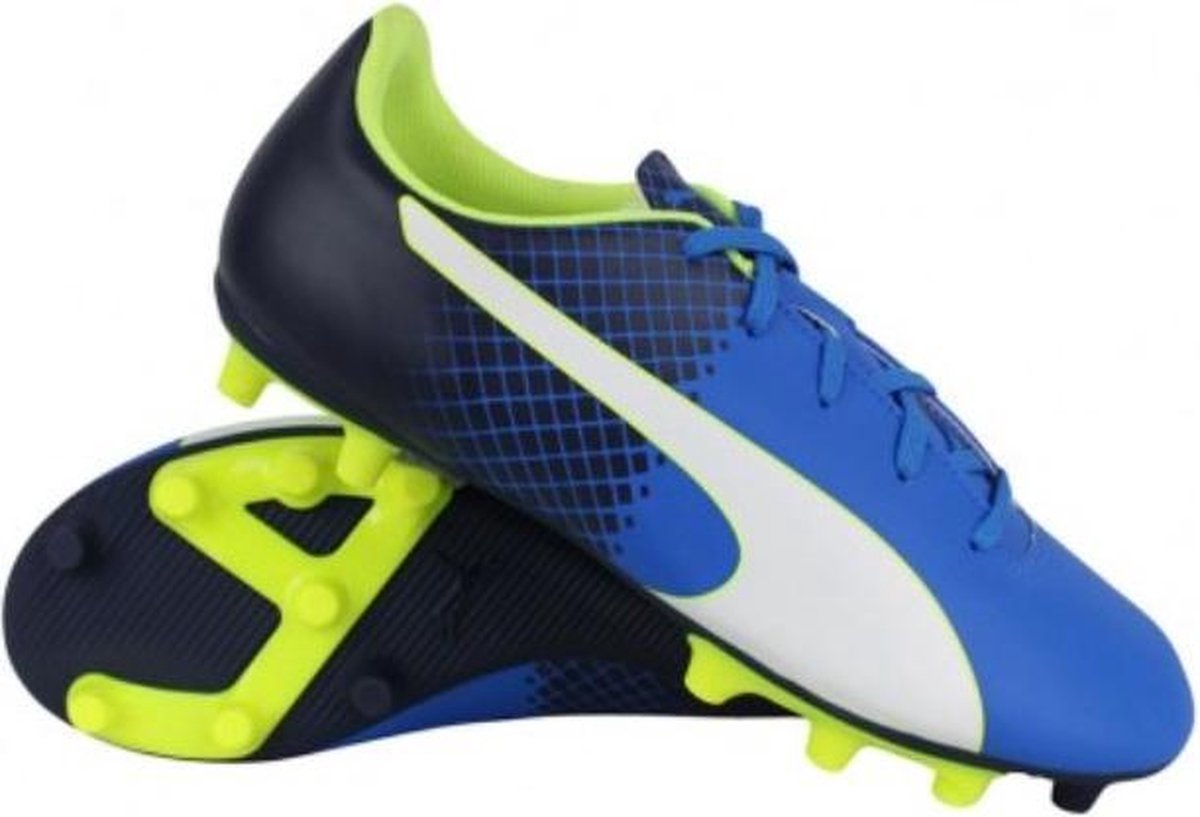 Puma evoSPEED 5.5 FG Jr blauw voetbalschoenen kids